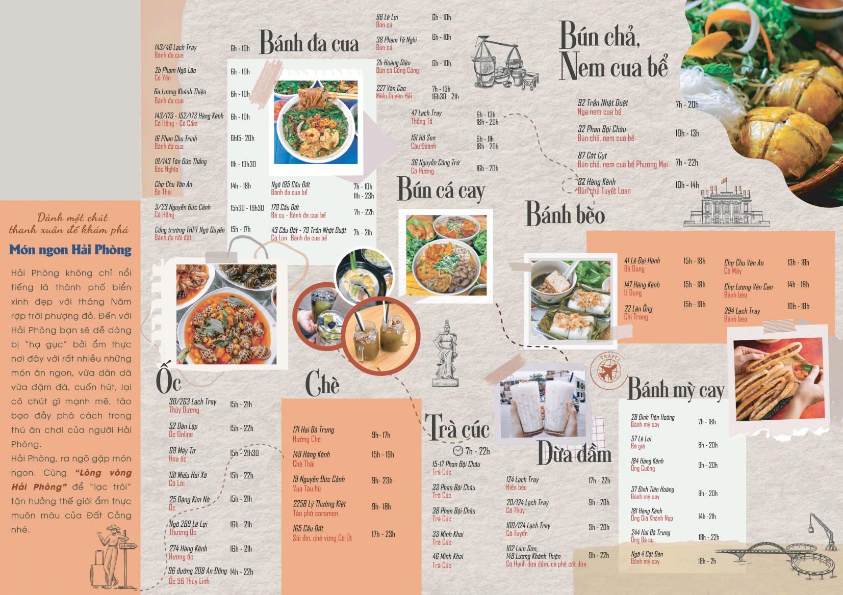 Hải Phòng là miền đất với kho tàng ẩm thực vô cùng phong phú